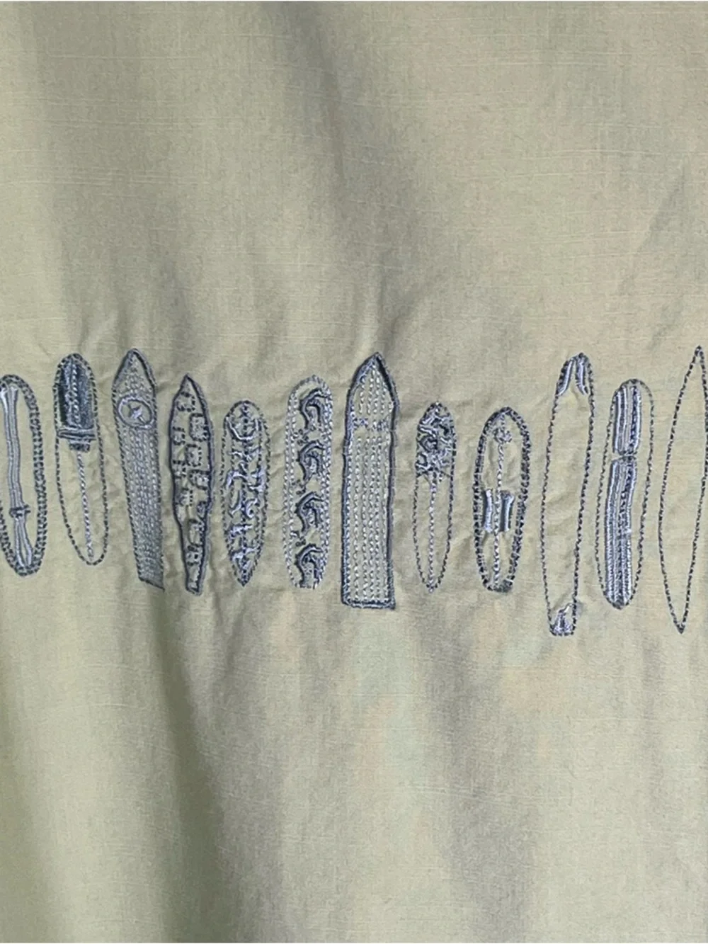 Reyn Spooner Men’s Vintage Embroidered Surfboard Hawaiian Shirt Lime Green XL - Picture 5 of 8